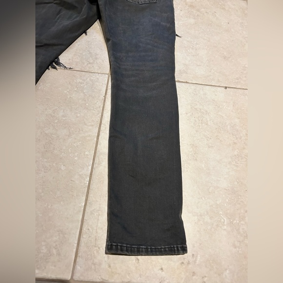 Men’s American eagle size 34x32 ripped skinny jeans colour black - Picture 10 of 11